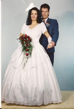 Kati esküvői képe 1999.