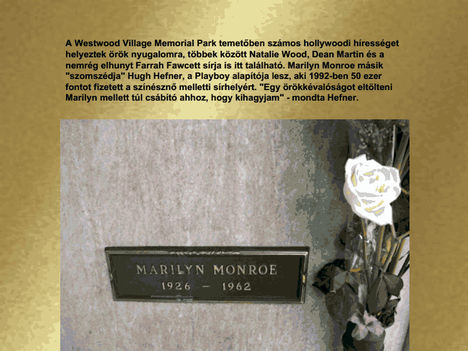 Marilyn Monroe titokzatos élete