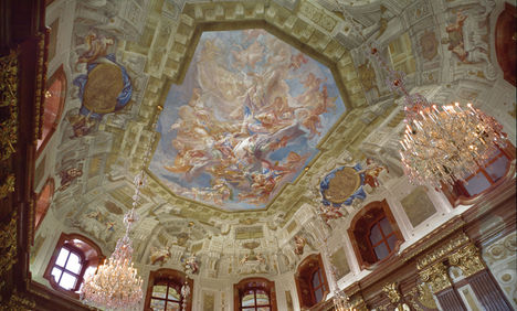 Felső Belvedere/ Márvány terem freskója