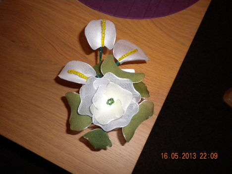harisnyaviragok,nylon flower,meia de seda 3