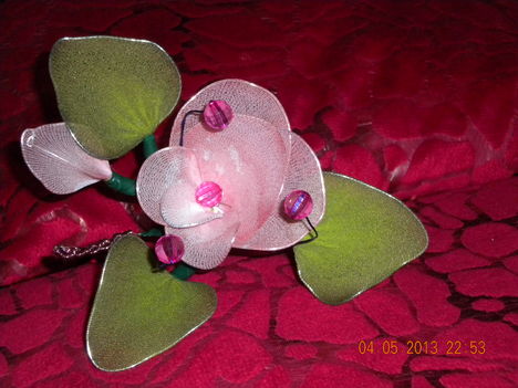 harisnyaviragok,nylon flower,meia de seda 9