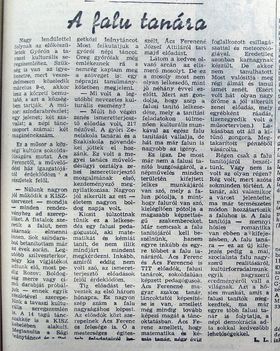 A falu tanára-Gyóró, Kisalföld, 1961.02.22. 5