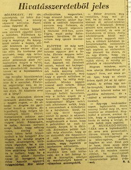 Hivatásszeretet, Bősárkány, Kisalföld, 1961.05.05. 5