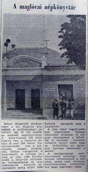 Maglócai népkönyvtár, Kisalföld, 1961.05.17. 5.o.