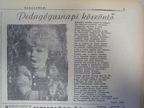 Peagógusnapi köszöntő, 1961.06.04. 5