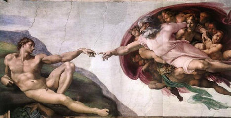 Ádám teremtése  Michelangelo