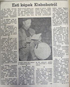 Esti képek Kisbabotról. Kisalföld, 1960.12.11. 7