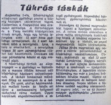 Tükrös táskák, Bősárkány. Kisalföld. 1960.07.28. 7