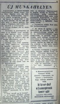 Vásárosfalu új tanítója. Kisalföld, 1960.12.24. 5