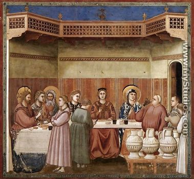 Giotto Di Bondone - Kánai mennyegző 1304-06