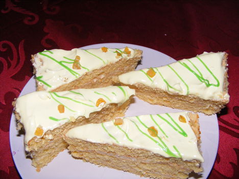 citromos torta szelet