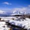 Grand Tetons in Winter, Wyoming -