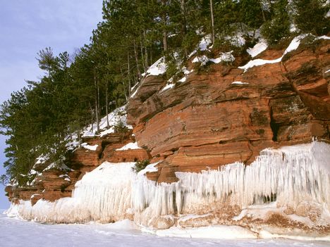 Squaw Bay Sea Caves, Wisconsin - 