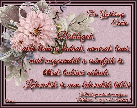 Boldogok, akik lenni.