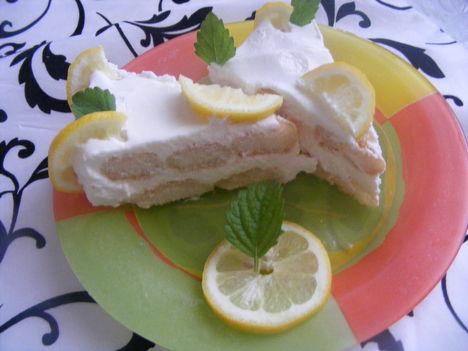 Citromos torta szelet