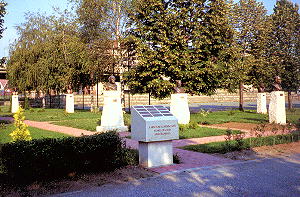 12 magyar illetve magyar származású orvosi Nobeldijas szobor parkja.