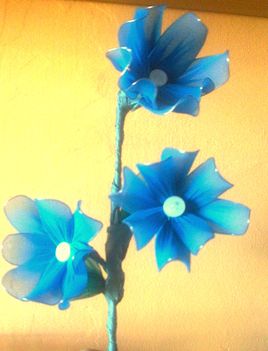 kék virágszál
