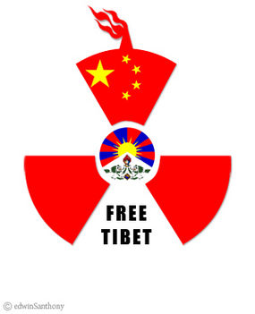 szabad tibet jelvénye