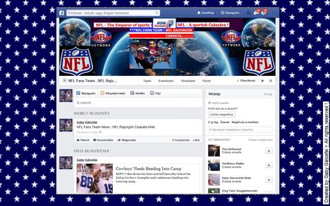 NFL Fans Team - NFL Rajongók Csapata (Facebookon)