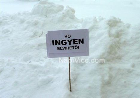 ingyen elvihető hó