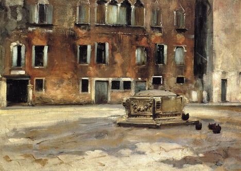 J_S_Sargent - Campo_San_Agnese,_Venise 1890