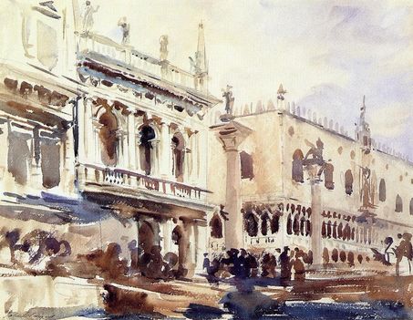 J_S_Sargent - the_piazzetta_and_the_doges_palace