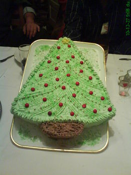 karácsonyfa torta