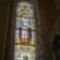 Szent Istvánt ábrázoló festett ablak