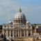 A római Szent Péter-bazilika az Angyalvár tetejéről 
