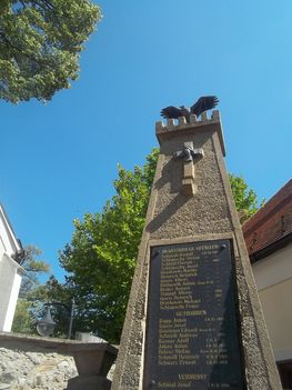 I. világháborús emlékmű az ausztriai Rőtfalván