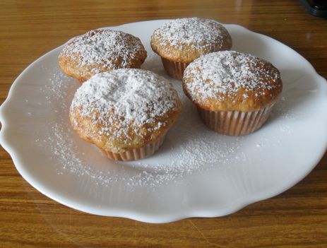 Diós, joghurtos, zabpelyhes muffin