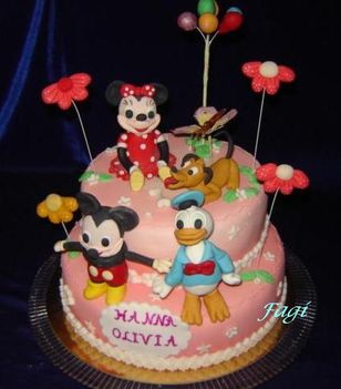 Mickey és barátai torta