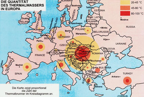 Európa termálvizei