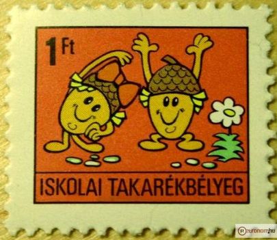 Iskolai takarékbélyeg 1 Ft