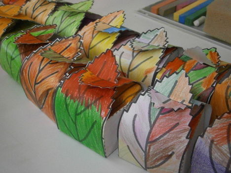 Termésgyűjtő dobozkák papírból