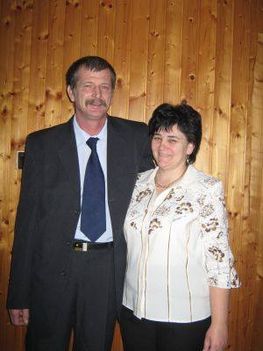 Ildi férjével, 2013. 