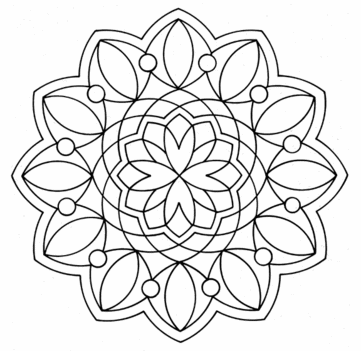 kifesthető mandala