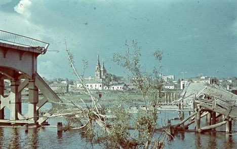 1942. Don folyó partja, eddig jutott a magyar haderő, átlépni már nem tudta