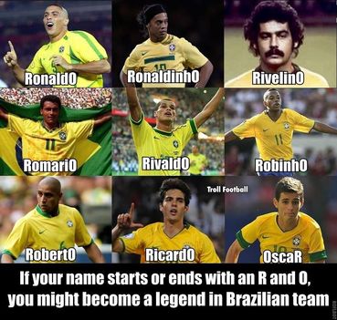 Brazil football sztárok