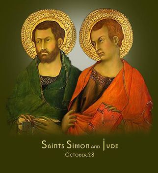 Október 28:Szent Simon és Júdás Tádé apostol 