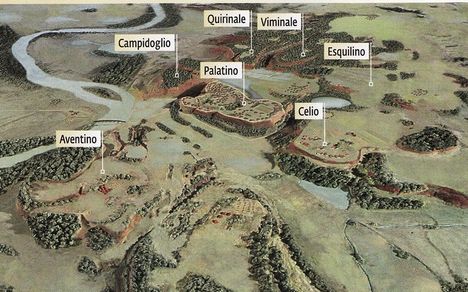Róma hét történelmi dombja