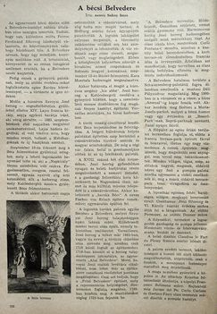 A bécsi Belvedere, Új Idők, 1943.12.11. 702. o