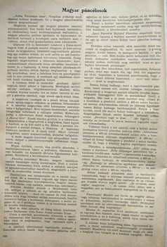 Magyar páncélosok, Új Idők, 1943.11.27. 638. o