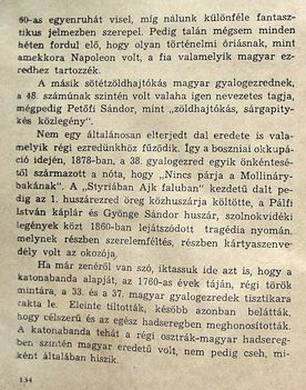 Régi magyar ezredek 2. Új Idők, 1943.07.31. 134. o