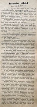 Szokatlan ítéletek, Új Idők, 1949.09.25. 368. o