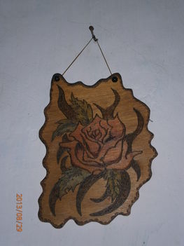 rózsás falikép