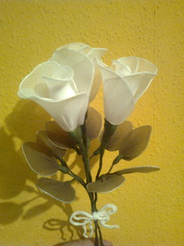 Fehér rózsabimbók