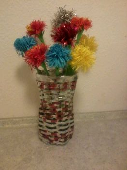 Váza virágokkal