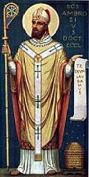 december 7. Szent Ambrus, püspök és egyháztanító