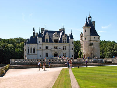 a Chenonceaux-i kastély,Franciaország2